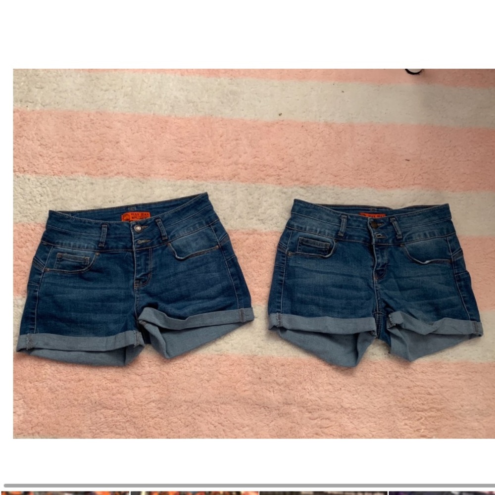 2 pairs of fashion nova denim shorts